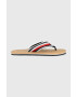 Tommy Hilfiger flip-flop HILFIHER CORK BEACH SANDAL sötétkék férfi FM0FM04475 - Pepit.hu