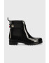 Tommy Hilfiger gumicsizma Ankle Rainboot With Metal Detail fekete női - Pepit.hu