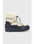 Tommy Hilfiger hócipő FW0FW06850 TH FAUX FUR SNOW BOOTIE sötétkék - Pepit.hu