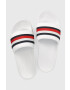 Tommy Hilfiger papucs Corporate Web Detail Slide fehér női - Pepit.hu