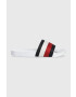 Tommy Hilfiger papucs ESSENTIAL CORP SLIDE fehér női FW0FW07256 - Pepit.hu