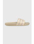 Tommy Hilfiger papucs TOMMY WEBBING SLIDE bézs női FW0FW07153 - Pepit.hu