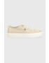 Tommy Hilfiger sportcipő ESSENTIAL VULC CANVAS bézs női FW0FW07459 - Pepit.hu