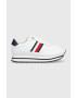 Tommy Hilfiger sportcipő Essential Webbing Runner fehér - Pepit.hu