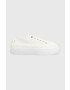 Tommy Hilfiger sportcipő PLATFORM VULCANIZED SNEAKER fehér - Pepit.hu