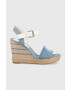 Tommy Hilfiger szandál DENIM WEDGE SANDAL női éksarkú FW0FW07079 - Pepit.hu