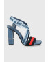 Tommy Hilfiger szandál HARDWARE BLOCK HIGH HEEL COMBO FW0FW07067 - Pepit.hu