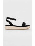 Tommy Hilfiger szandál ROPE FLATFORM fekete női platformos FW0FW07019 - Pepit.hu