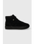 Tommy Hilfiger velúr sportcipő VULC SUEDE SNEAKER HI fekete FW0FW07549 - Pepit.hu