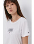 Tommy Jeans t-shirt női fehér - Pepit.hu