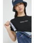 Tommy Jeans t-shirt női fekete - Pepit.hu