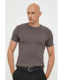 Trussardi t-shirt szürke férfi sima - Pepit.hu