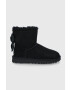 Ugg magasszárú cipő velúrból Mini Biley Fluff Bow - Pepit.hu