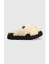 Ugg papucs W Fuzz Sugar Cross Slide bézs - Pepit.hu