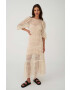 Undress Code ruha Endless Summer bézs maxi oversize - Pepit.hu