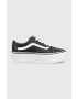 Vans bőr tornacipő Old Skool Stackform fekete női VN0A7Q5MBPB1 - Pepit.hu