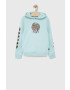 Vans gyerek melegítőfelső pamutból ELEVATED MINDS HOODIE BLUE GLOW nyomott mintás kapucnis - Pepit.hu