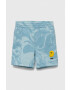 Vans gyerek rövidnadrág MARBLE FLEECE SHORT BLUE GLOW állítható derekú - Pepit.hu