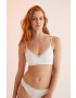 women'secret melltartó COTTON SEAMLESS 2 zöld sima 5055107 - Pepit.hu