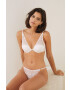 women'secret tanga Leaf Lace Ivory - Pepit.hu