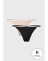 Hunkemöller 6 PACK Invisible tanga bugyi - Pepit.hu