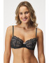 Hunkemöller Rose Black bélelt melltartó - Pepit.hu