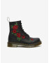 Dr. Martens 1460 Vonda Floral Leather Bokacipő Fekete - Pepit.hu