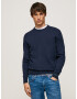 Pepe Jeans Andre Crew Neck Pulóver Kék - Pepit.hu