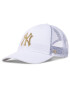 47 Brand Baseball sapka New York Yankees Branson Metallic '47 B-BRMTL17CTP Fehér - Pepit.hu