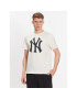 47 Brand Póló MLB New York Yankees Imprint 47 Echo Tee BB017TEMIME544104CL Ekru Regular Fit - Pepit.hu