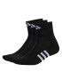 adidas 3 pár unisex bokazokni Performance Cushioned Mid-Cut Socks 3 Pairs IC9519 Fekete - Pepit.hu