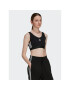 adidas Blúz Essentials 3-Stripes Crop Top With Removable Pads GS1343 Fekete - Pepit.hu