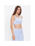 adidas Blúz Essentials 3-Stripes Crop Top With Removable Pads IC4439 Kék - Pepit.hu