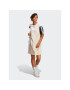 adidas Hétköznapi ruha Essentials 3-Stripes Single Jersey Boyfriend Tee Dress IC1462 Bézs Loose Fit - Pepit.hu