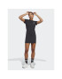 adidas Hétköznapi ruha Essentials 3-Stripes Tee Dress IC8785 Fekete Fitted Fit - Pepit.hu