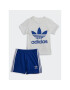 adidas Póló és rövidnadrág szett Trefoil Shorts Tee Set IB8637 Kék Regular Fit - Pepit.hu