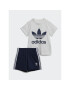 adidas Póló és rövidnadrág szett Trefoil Shorts Tee Set IB8638 Kék Regular Fit - Pepit.hu