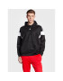 adidas Pulóver Adicolor Classics Cut Line Hoodie HS2065 Fekete Loose Fit - Pepit.hu