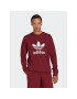 adidas Pulóver Adicolor Classics Trefoil Crewneck Sweatshirt IA4856 Piros Regular Fit - Pepit.hu