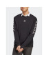 adidas Pulóver Brand Love Sweatshirt IC6809 Fekete Loose Fit - Pepit.hu