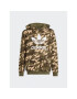 adidas Pulóver Camo Hoodie IC2193 Bézs Loose Fit - Pepit.hu