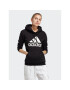 adidas Pulóver Essentials Big Logo IB8813 Fekete Regular Fit - Pepit.hu