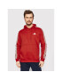 adidas Pulóver Essentials Fleece 3-Stripes GU2523 Piros Regular Fit - Pepit.hu