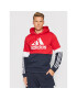 adidas Pulóver Essentials Fleece Colorblock H58980 Piros Regular Fit - Pepit.hu