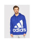 adidas Pulóver Essentials Giant Logo French Terry HE4405 Kék Loose Fit - Pepit.hu