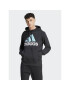 adidas Pulóver Essentials Logo Hoodie IJ8574 Fekete Regular Fit - Pepit.hu