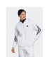 adidas Pulóver Future Icons 3-Stripes Full-Zip Hoodie IC8258 Fehér Regular Fit - Pepit.hu