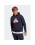 adidas Pulóver Future Icons Badge of Sport Hoodie IC3747 Kék Regular Fit - Pepit.hu