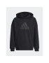 adidas Pulóver Future Icons Logo HR6301 Fekete Loose Fit - Pepit.hu