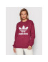 adidas Pulóver Trefoil Crew H33579 Bordó Regular Fit - Pepit.hu